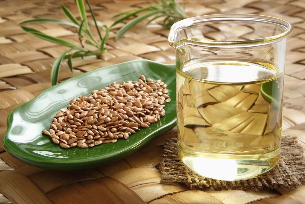 Infusion of flaxseed for weight loss