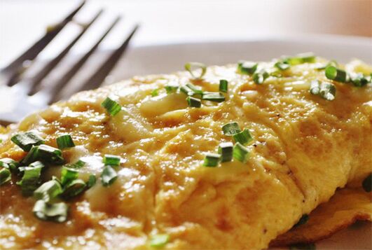 Omelet for weight loss and proper nutrition