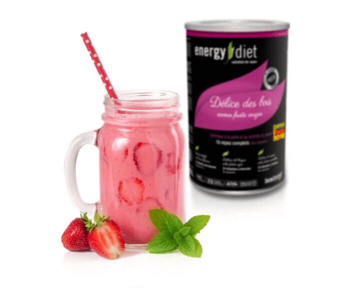 Strawberry cocktail -Energiediät