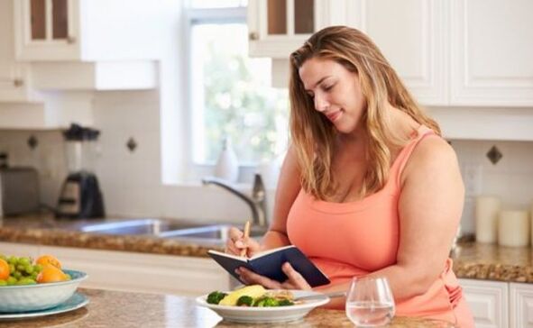 overweight woman