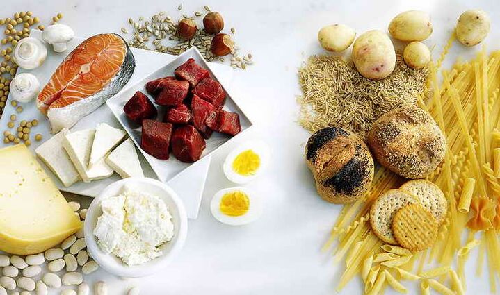 Protein-carbohydrate diet
