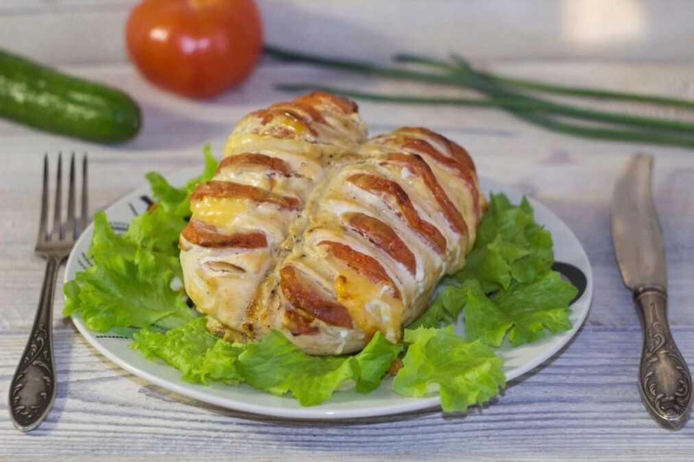 Chicken breasts on a protein diet