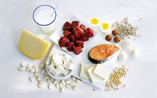 Dairy products and meat